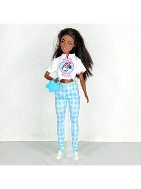 Barbie Careers Baby Doctor African American Doll Redressed Minnie Mouse Outfit